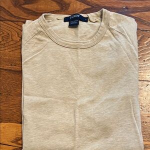 J. Crew Light Tan Cotton Top S